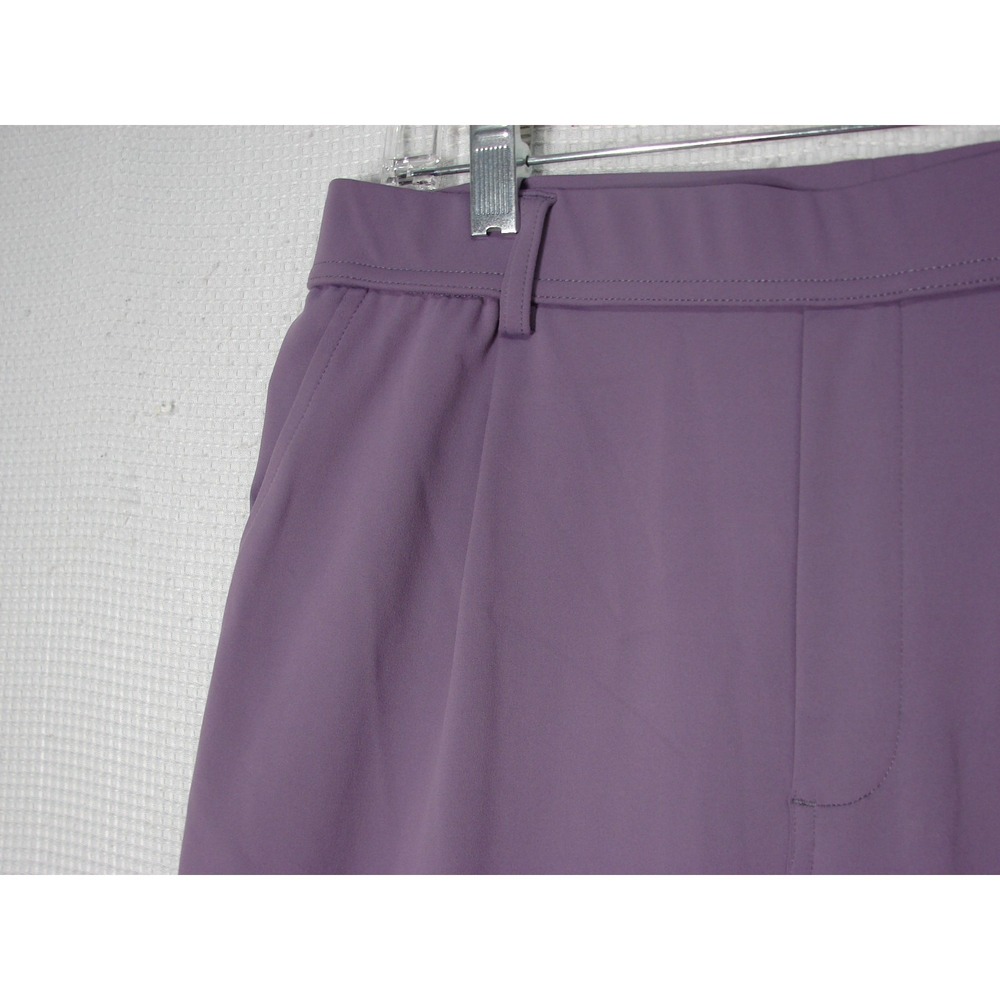 New Halara Flex DayStretch High Waist Pocket Wide Straight Leg Work Pants Purple - Picture 3 of 11